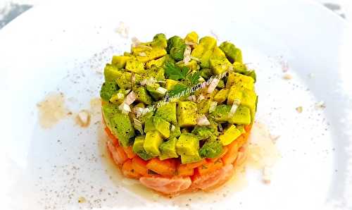 Tartare de Saumon, Avocat & Melon