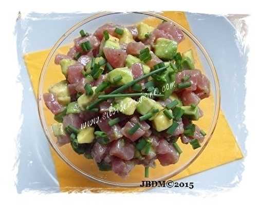 Tartare de Thon à l’Avocat & Ciboulette