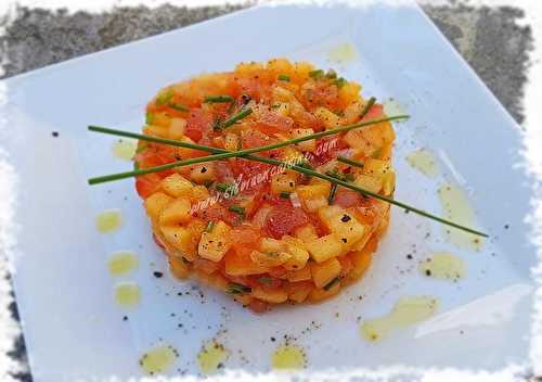 Tartare Frais de Melon & Tomate