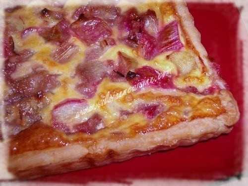 Tarte à la Rhubarbe