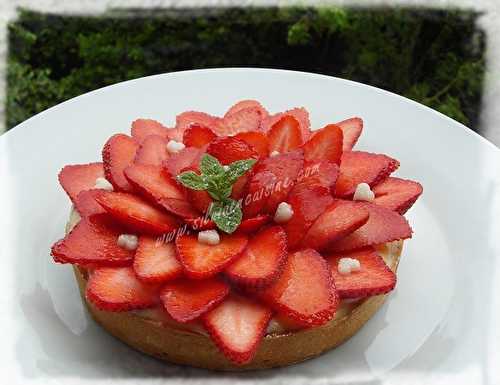 Tarte aux Fraises à la Crème Pâtissière Vanillée