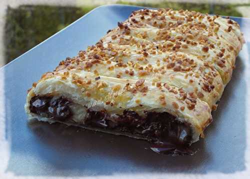 Tresse Feuilletée Banane & Chocolat