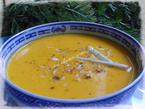 Velouté Exotique de Potimarron au Lait de Coco