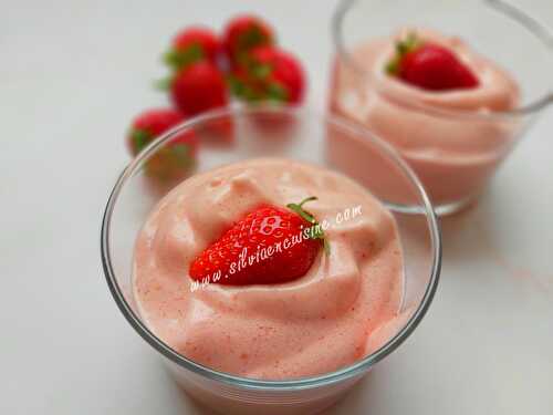 Mousse de Ricotta à la Fraise