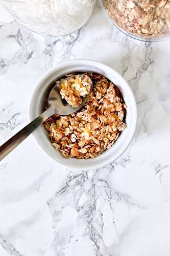 Granola à l'ananas et noix de coco - Simplement Frais