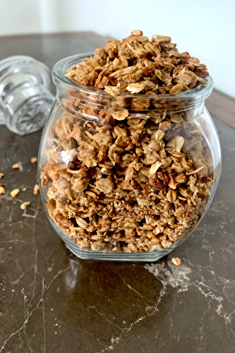 Granola à la poire et au matcha - Simplement Frais