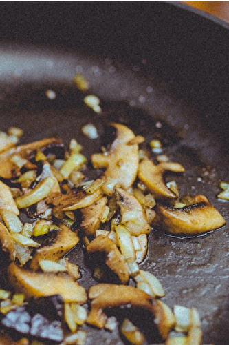 Risotto d'orzo aux champignons et aux épinards - Simplement Frais