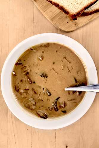 Soupe hongroise aux champignons vegan - Simplement Frais