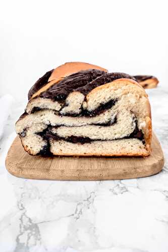 Babka au chocolat vegan - Simplement Frais