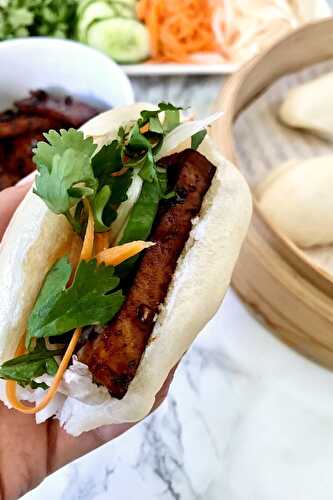 Bao buns au tofu caramélisé vegan - Simplement Frais