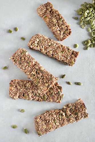 Barres granola santé vegan - Simplement Frais