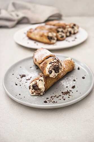 Cannolis vegan - Simplement Frais