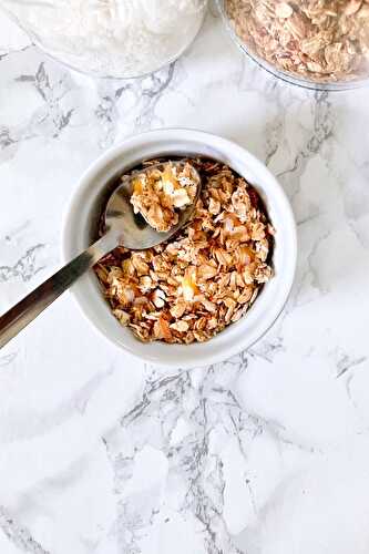 Granola à l'ananas et noix de coco vegan - Simplement Frais