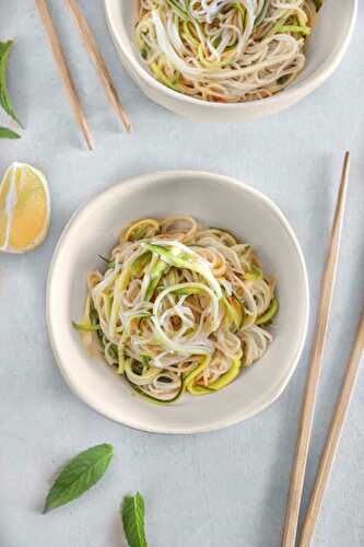 Salade de nouilles soba - Simplement Frais