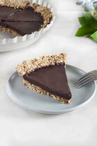 Tarte au café et au chocolat vegan - Simplement Frais