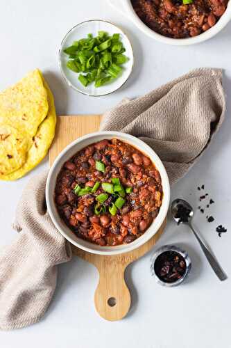 Le meilleur chili vegan - Simplement Frais