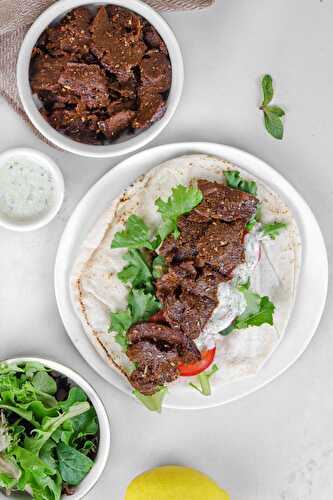 Seitan style kebab - Simplement Frais