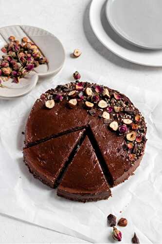 Gâteau au chocolat vegan sans cuisson