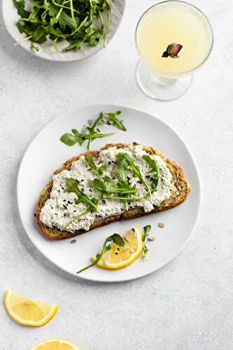 Tartinade aux graines de tournesol et cajou