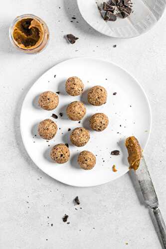 Boules d’énergie à la pâte à biscuit