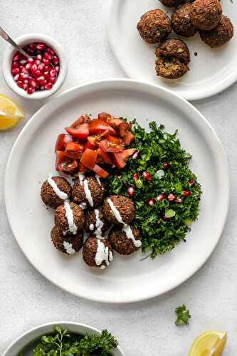 Falafels à la protéine végétale texturée (sans pois chiches)