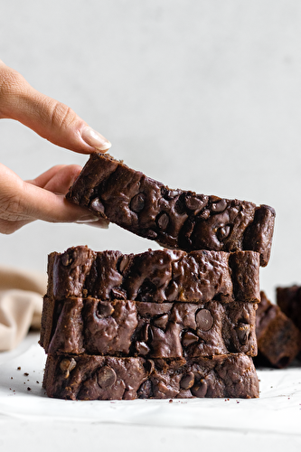 Pain aux bananes double-chocolat vegan