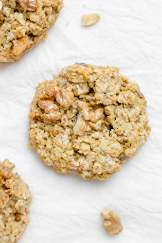 Biscuits à l’avoine, poires et noix vegan