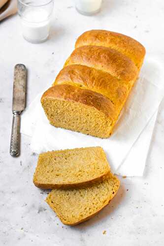 Pain au lait à la citrouille vegan