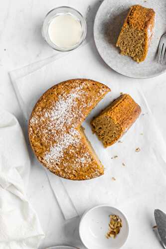 Gâteau aux amandes vegan