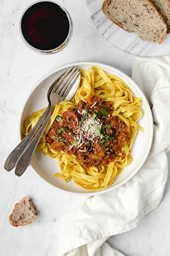 La meilleure sauce bolognaise vegan