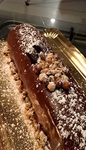 Bûche poire chocolat