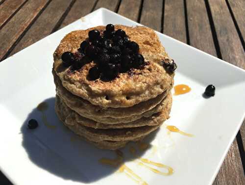 Pancakes au son d'avoine vegan et sains