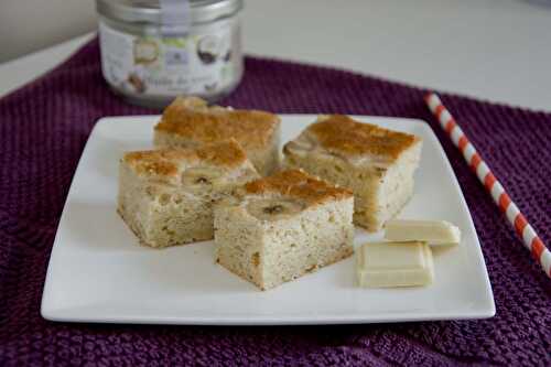 Banana blondies