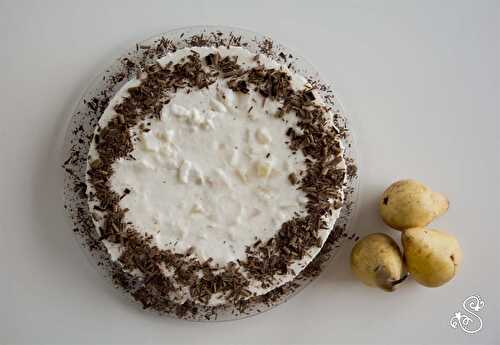 Entremet croustillant poire chocolat