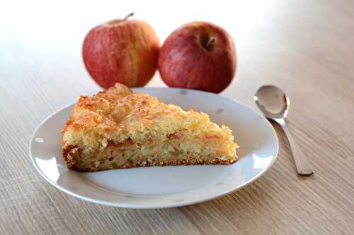 Gâteau crousti fondant pommes coco