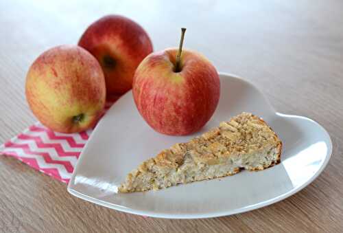 Gâteau pomme banane avoine