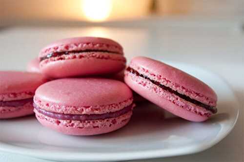 Macarons à la framboise