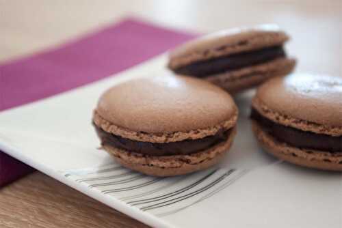 Macarons au chocolat