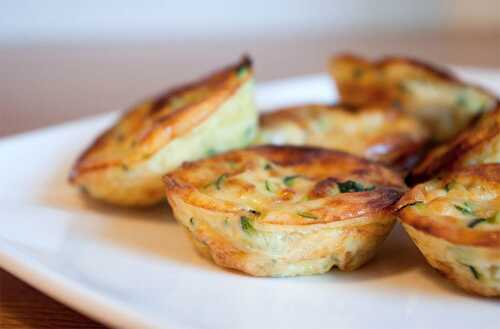 Mini clafoutis aux courgettes