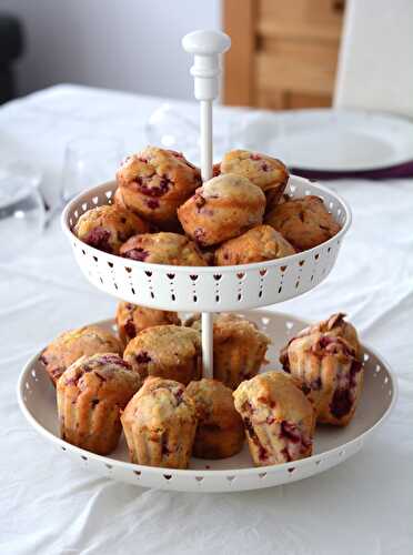 Muffins framboise chocolat blanc