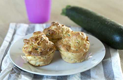 Muffins légers courgette-feta