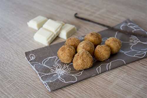 Truffes au chocolat blanc et pain d'épices