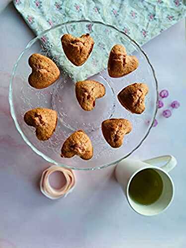 Coeurs aux biscuits roses de Reims