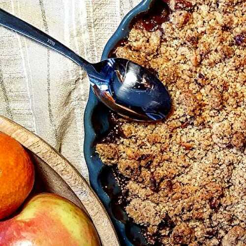 Crumble aux Figues, Miel et Noix