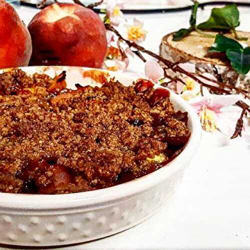 Crumble aux Fruits Jaunes