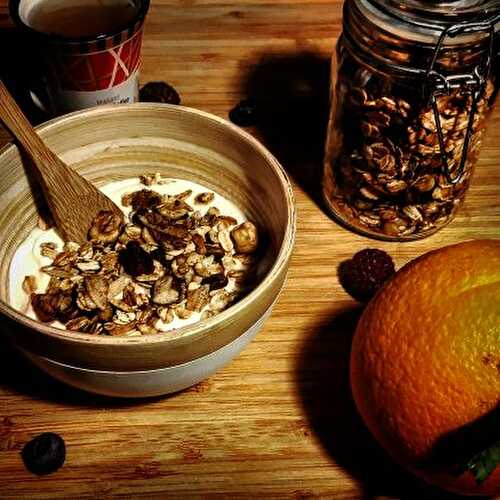 Granola aux Framboises et Myrtilles