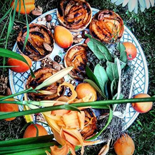 Tartelettes aux Abricots, Thym et Fruits Secs