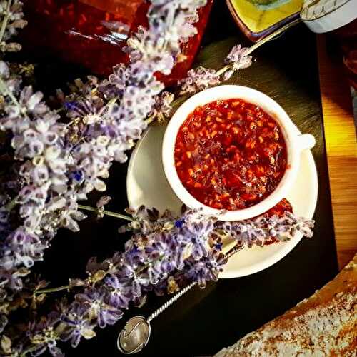 Confiture de Framboises & Lavande