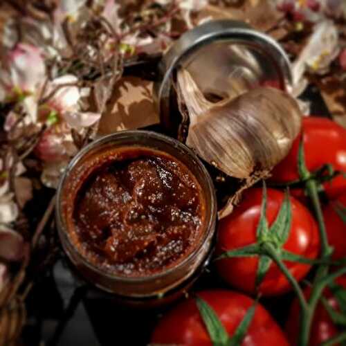 Ketchup aux Tomates, Figues et Ail Noir