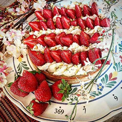 Tarte Fraise Mascarpone de Laurent Duchêne